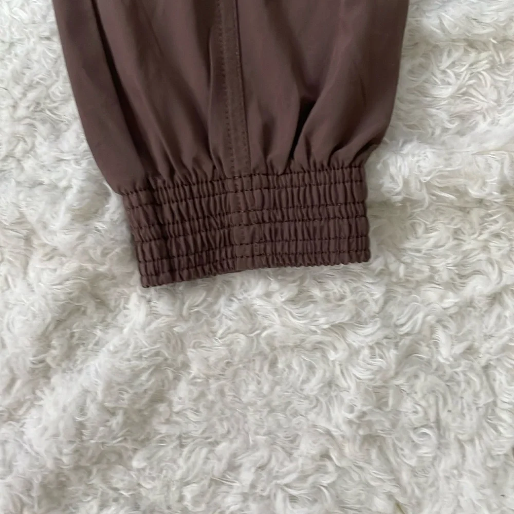Athleta Brown Track Joggers Relaxed Fit